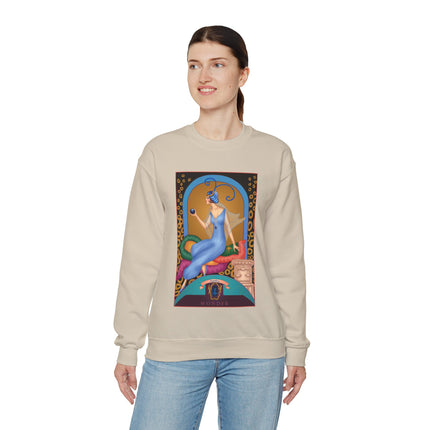 September & Sapphire (from the Gem Series) by Sofia Chiostri Heavy Blend™ Crewneck Sweatshirt