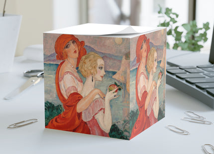 Sur la Route d'Anacapri by Gerda Wegener Note Cube