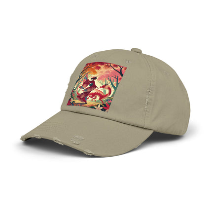 The Dragon Fairy’s Dance Unisex Distressed Cap