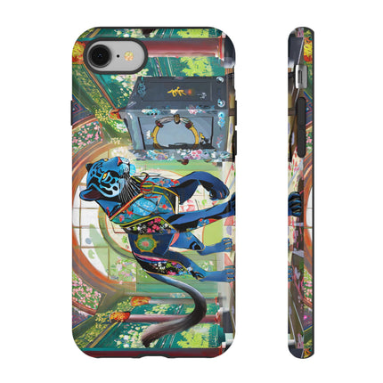 Cyber Panther's Hunt Phone Cases