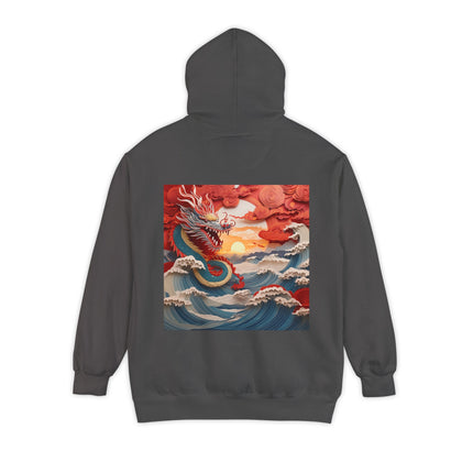 Emergence of the Dragon Unisex Garment-Dyed Hoodie