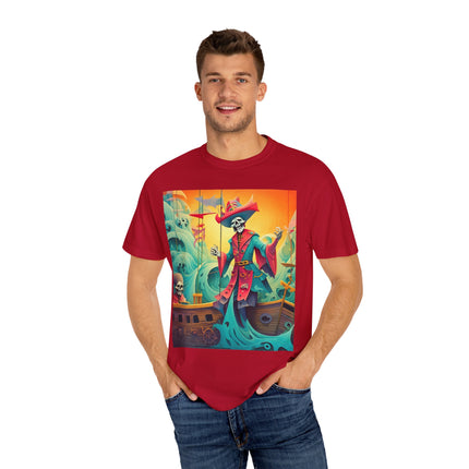 Skeleton Crew of the Misty Seas Unisex Garment-Dyed T-shirt
