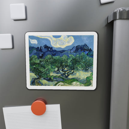 Olive Trees by Vincent Van Gogh Die-Cut Magnets (5 Sizes)