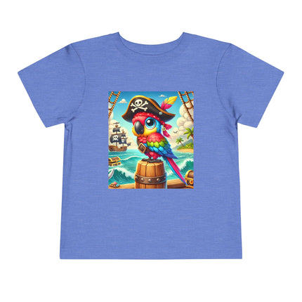 Captain Parrot and the Treasure Seas Toddler Short Sleeve Tee