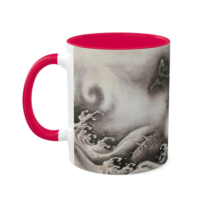 Japanese dragon by Yamada Dōa Colorful Mugs, 11oz
