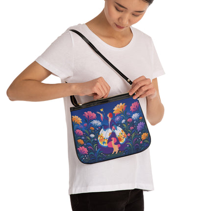🐦🌸 The Enchanted Birdsong Small Shoulder Bag – Art Deco Garden Whimsy