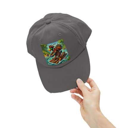 The Daring Drake Unisex Distressed Cap