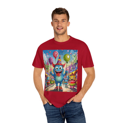 Monster Parade Madness Unisex Garment-Dyed T-shirt