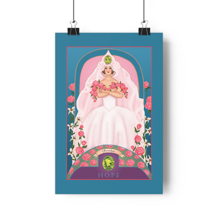 August & Peridot (from the Gem Series) by Sofia Chiostri Giclée Art Print