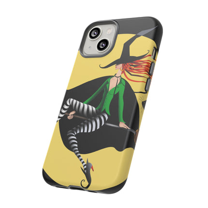A Witch’s Moonlit Flight Phone Cases