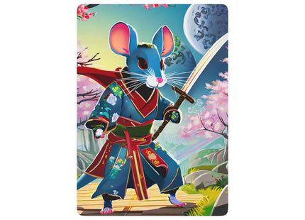 Cyber Samurai Rat Playing Cards