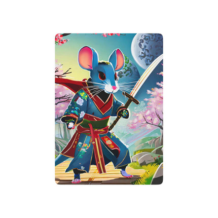 Cyber Samurai Rat Playing Cards