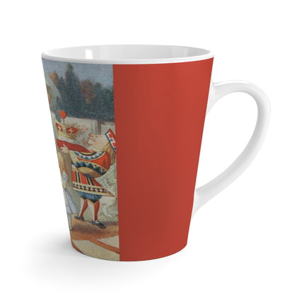 Off with her head! Off with— by Sir John Tenniel Latte Mug