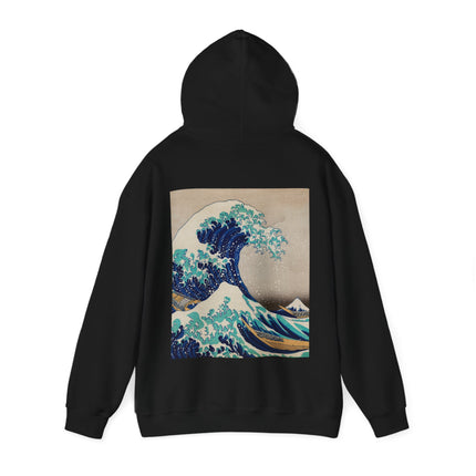 The Great Wave off Kanagawa by Katsushika Hokusai Heavy Blend™ Hooded Sweatshirt