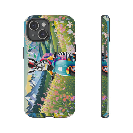 Stripes on Wheels Phone Cases