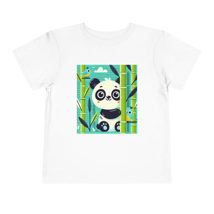 Bamboo Panda Friends Toddler Short Sleeve Tee