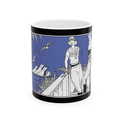 Coastal Elegance Ceramic Mug 11oz