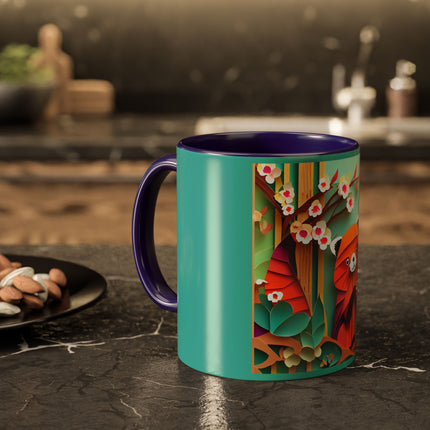 A Playful Red Panda Colorful Mugs (11oz, 15oz)
