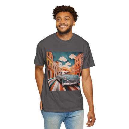 1960 Alfa Romeo Giulietta Unisex Garment-Dyed T-shirt