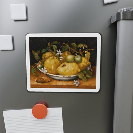 Still Life with Bowl of Citrons by Giovanna Garzoni Die-Cut Magnets (5 Sizes)