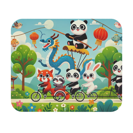 The Rolling Along Together Mouse Pad – Friendship, Fun & Playful Adventure