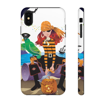 Moonlit Pirate Halloween Phone Cases