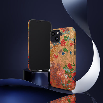 Ornamental Japanese Flower Pattern Phone Cases