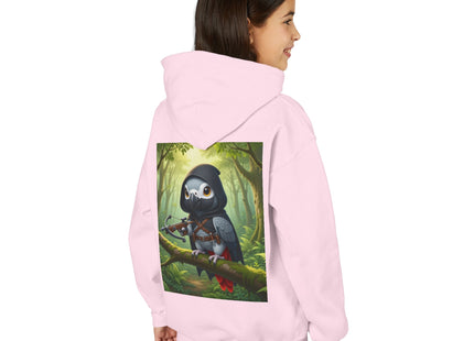 The African Grey Sentinel Youth Heavy Blend Hooded Sweatshirt