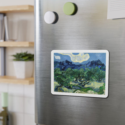 Olive Trees by Vincent Van Gogh Die-Cut Magnets (5 Sizes)