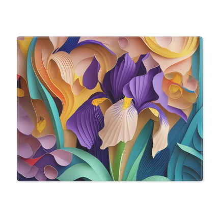 The Elegant Iris Flower Placemat, 1pc