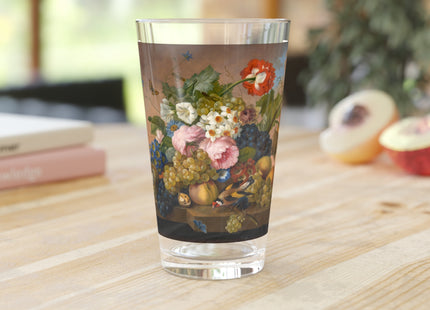 Floral Still Life by Franz Xaver Petter Glass, 16oz