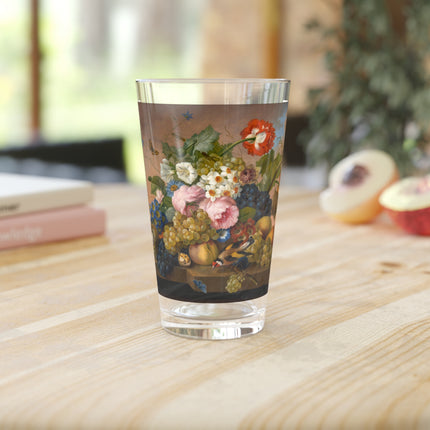Floral Still Life by Franz Xaver Petter Glass, 16oz