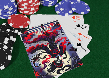 Halloween Sorceress Playing Cards