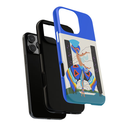 Exotic Dancer Phone Case – Vibrant Performance & Art Deco Flair