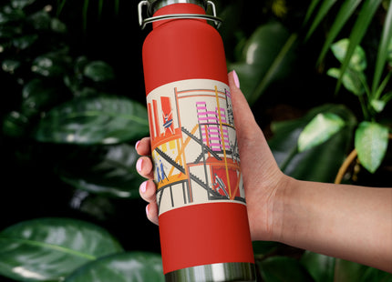 Maquettes de Théatre 4 by Alexandra Exter Copper Vacuum Insulated Bottle, 22oz