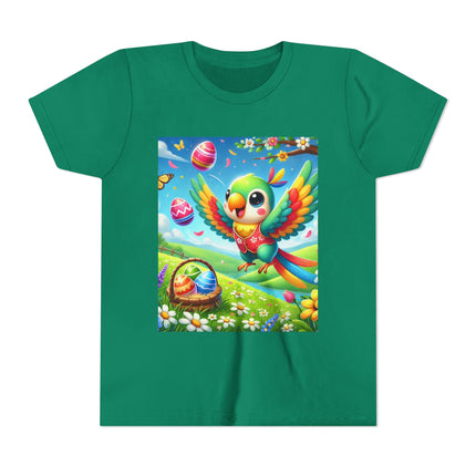 Easter Parrot Youth Short Sleeve Tee