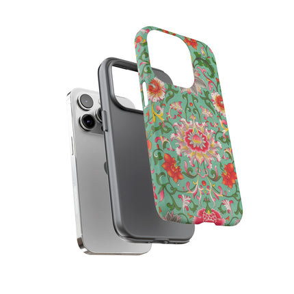 Colorful Floral Pattern by Owen Jones Phone Cases