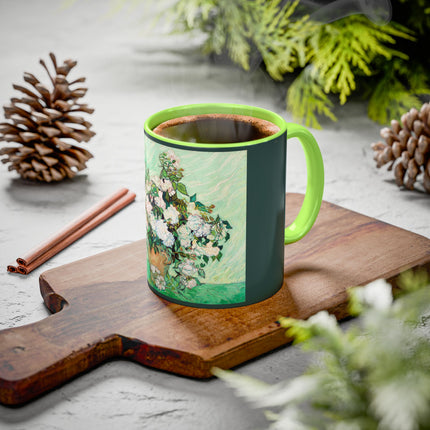Roses by Vincent Van Gogh Colorful Mugs (11oz, 15oz)