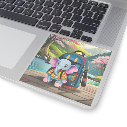 Baby Elephant Kiss-Cut Stickers (4 Sizes)