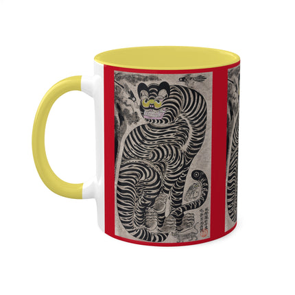 Talismanic Tiger Colorful Mugs, 11oz