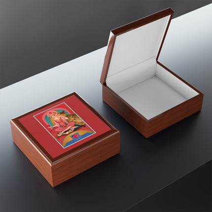 July & Ruby (from the Gem Series) by Sofia Chiostri Jewelry Box