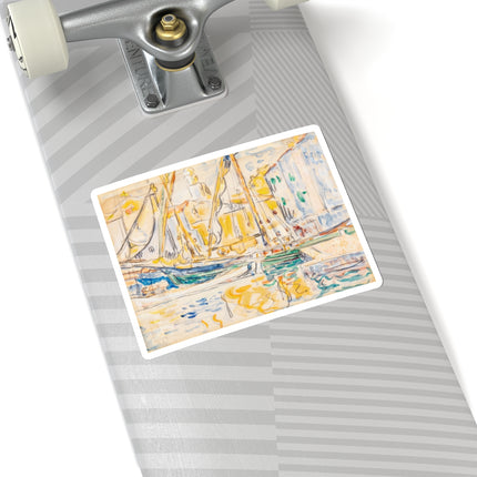 Saint-Tropez by Paul Signac Kiss-Cut Stickers (4 Sizes)