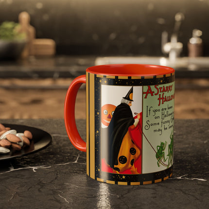 A Starry Halloween Colorful Mugs (11oz, 15oz)