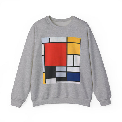 Composition with Red, Yellow, Blue, and Black by Piet Mondrian Heavy Blend™ Crewneck Sweatshirt