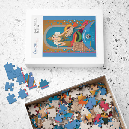 April & Diamond (from the Gem Series) by Sofia Chiostri Puzzle (110, 252, 500, 1014-piece)