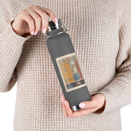 Pompeii Wall Pl.20 by Victor Steeger Copper Vacuum Insulated Bottle, 22oz