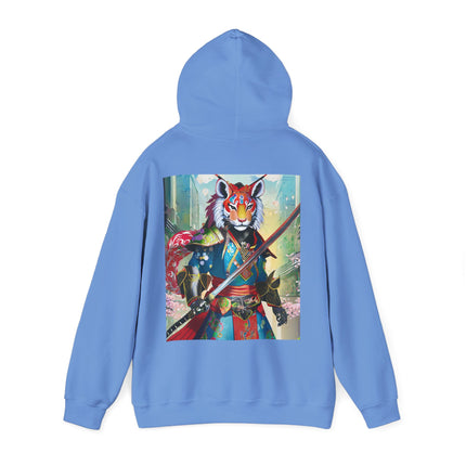 Cyberpunk Samurai Tiger – Heavy Blend™ Hooded Sweatshirt