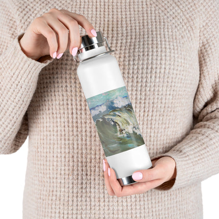 The Wave by Karl Hagemeister Copper Vacuum Insulated Bottle, 22oz