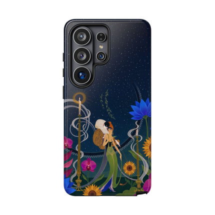 🌙🕯️ The Lady Of The Midnight Garden Phone Case – Art Deco Nocturne