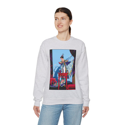 A Visual Journey by Umberto Brunelleschi Women's Heavy Blend™ Crewneck Sweatshirt